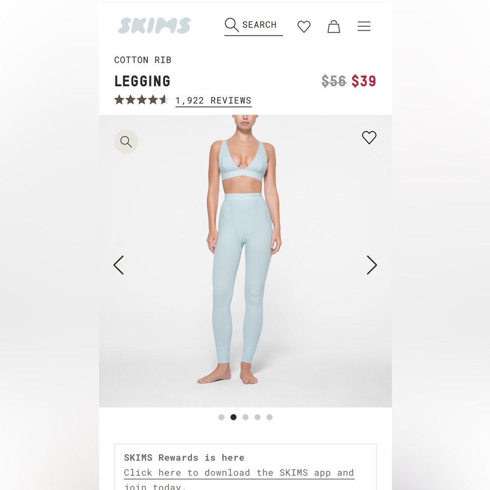 SKIMS Cotton Rib Legging